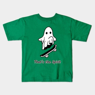 that's the spirit funny halloween ghost Kids T-Shirt